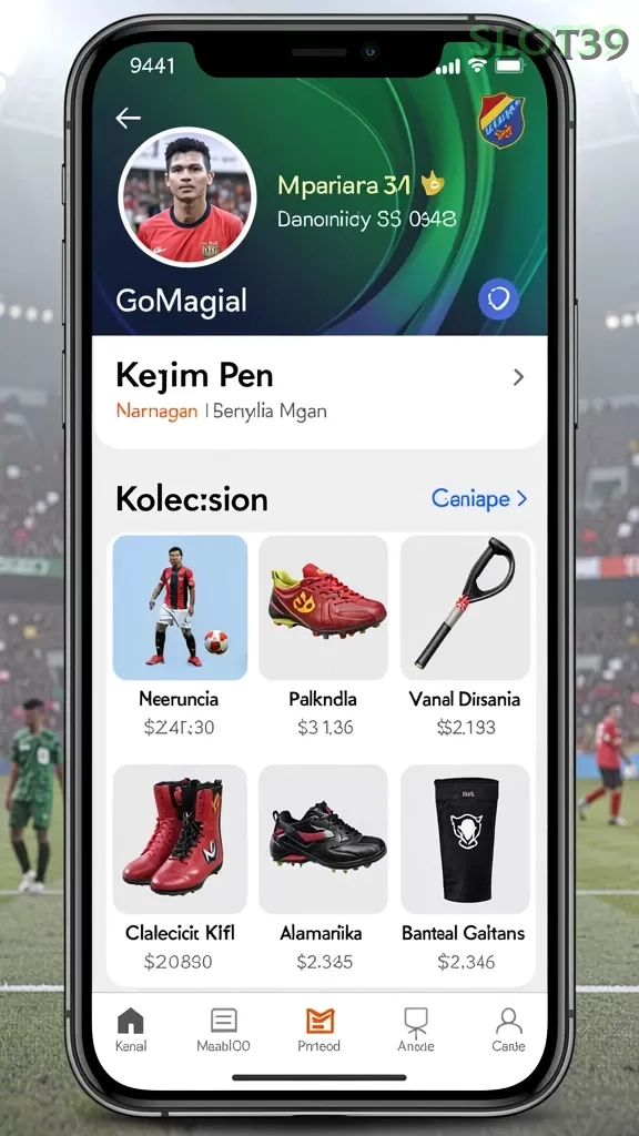 Cuplikan layar DANAGAME — aktivitas